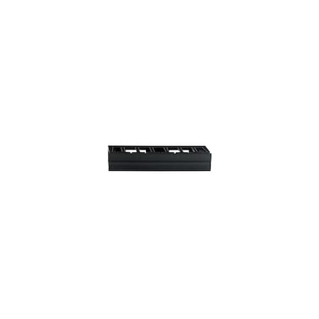 Chatsworth Products Cpi VELOCITY CABLE MANAGER, HORIZONTAL 2RMU, 6"W BLACK 13930-702